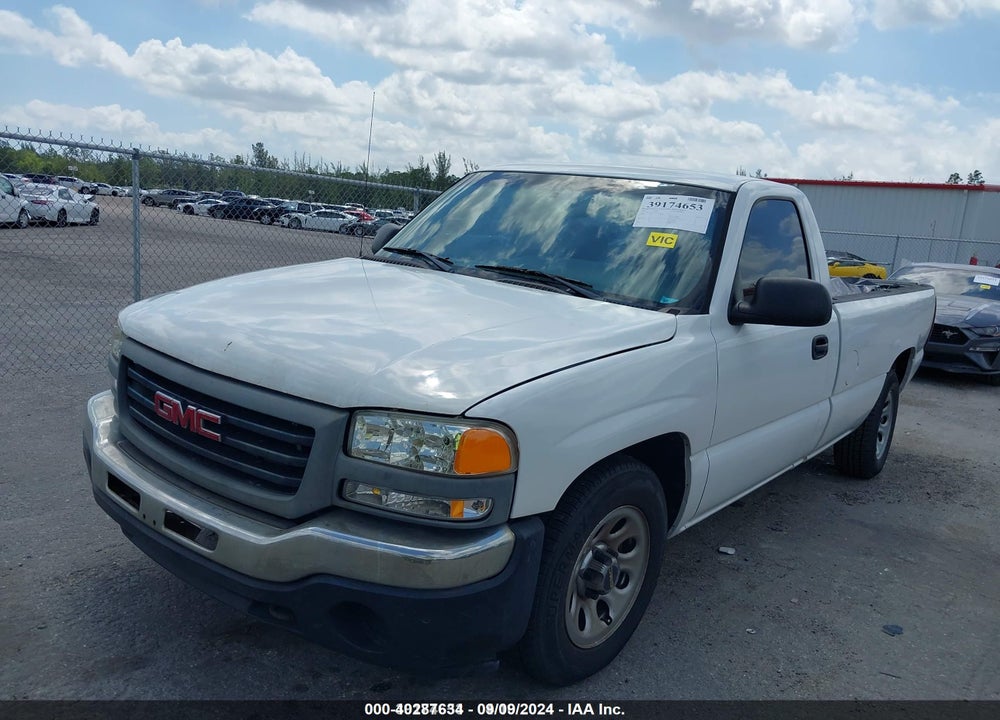 2006 GMC SIERRA 1500 WORK TRUCK VIN: 3GTEC14Z16G209425