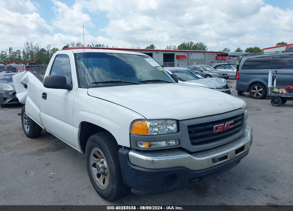 2006 GMC SIERRA 1500 WORK TRUCK VIN: 3GTEC14Z16G209425