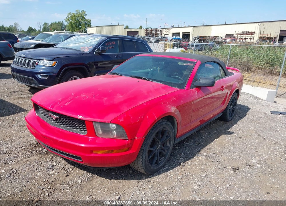 2006 FORD MUSTANG V6 VIN: 1ZVFT84N865206441