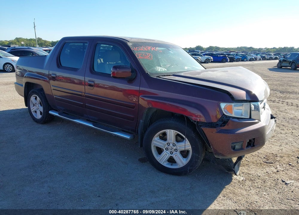 2009 HONDA RIDGELINE RTL VIN: 5FPYK16509B107836