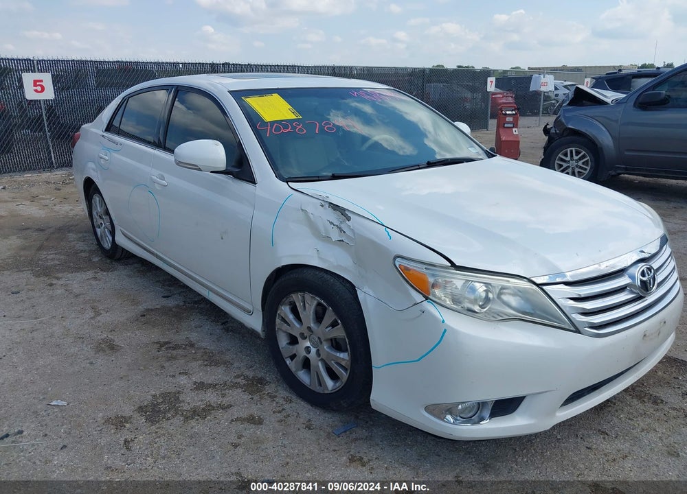 2011 TOYOTA AVALON VIN: 4T1BK3DB4BU429648