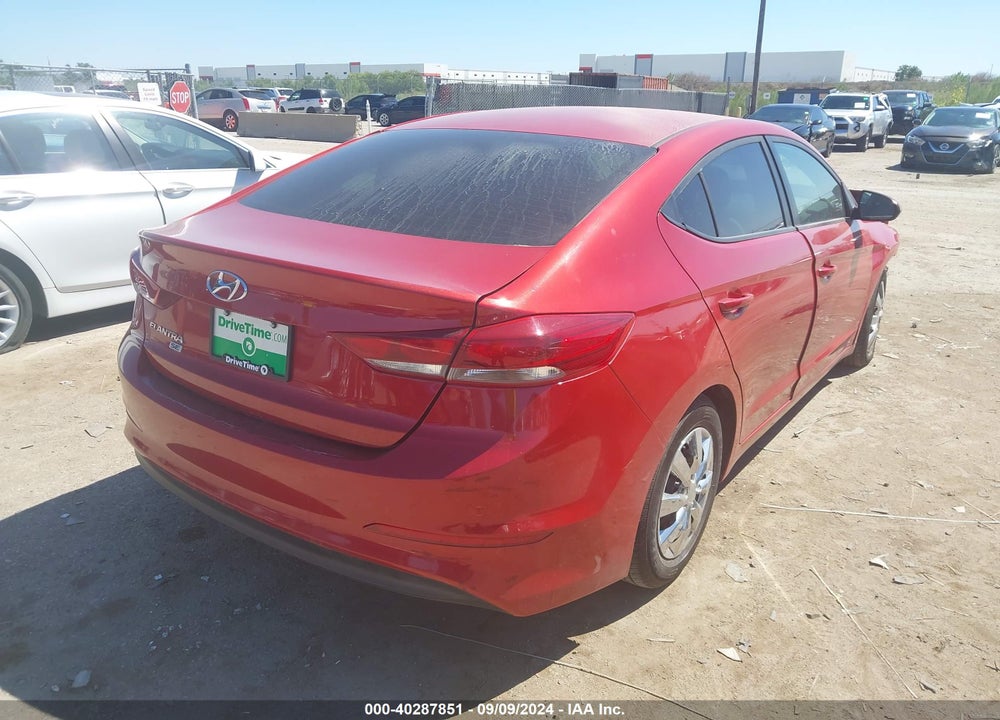 2018 HYUNDAI ELANTRA SE VIN: 5NPD74LF3JH347492