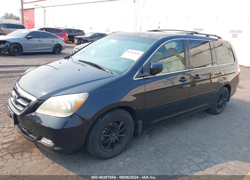2007 HONDA ODYSSEY TOURING VIN: 5FNRL38857B110015