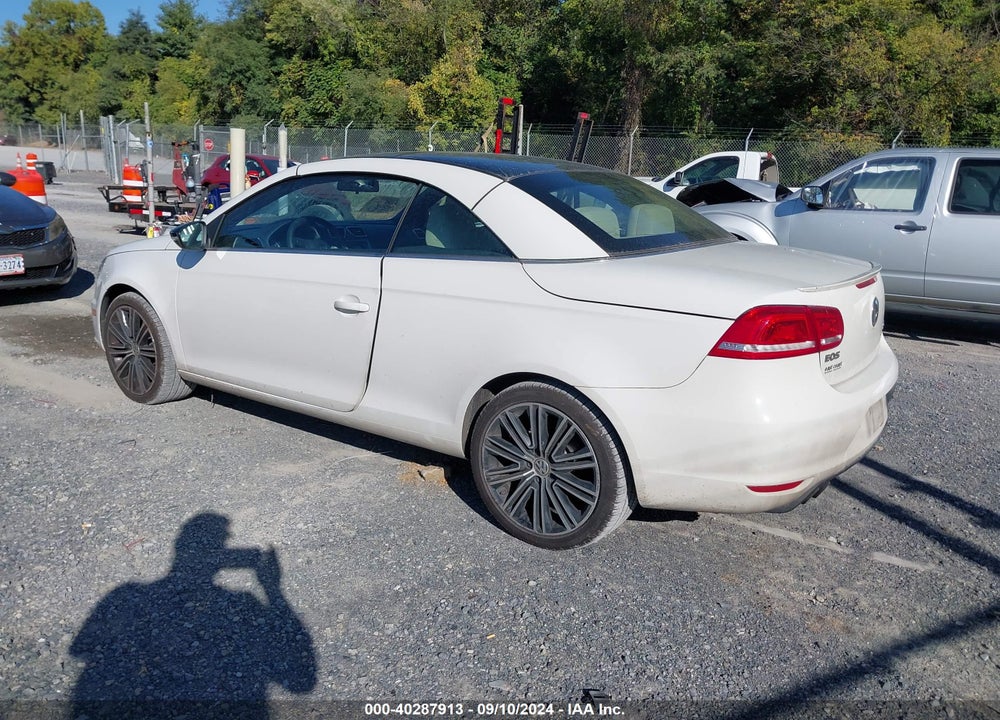2014 VOLKSWAGEN EOS SPORT VIN: WVWBW8AH9EV002236