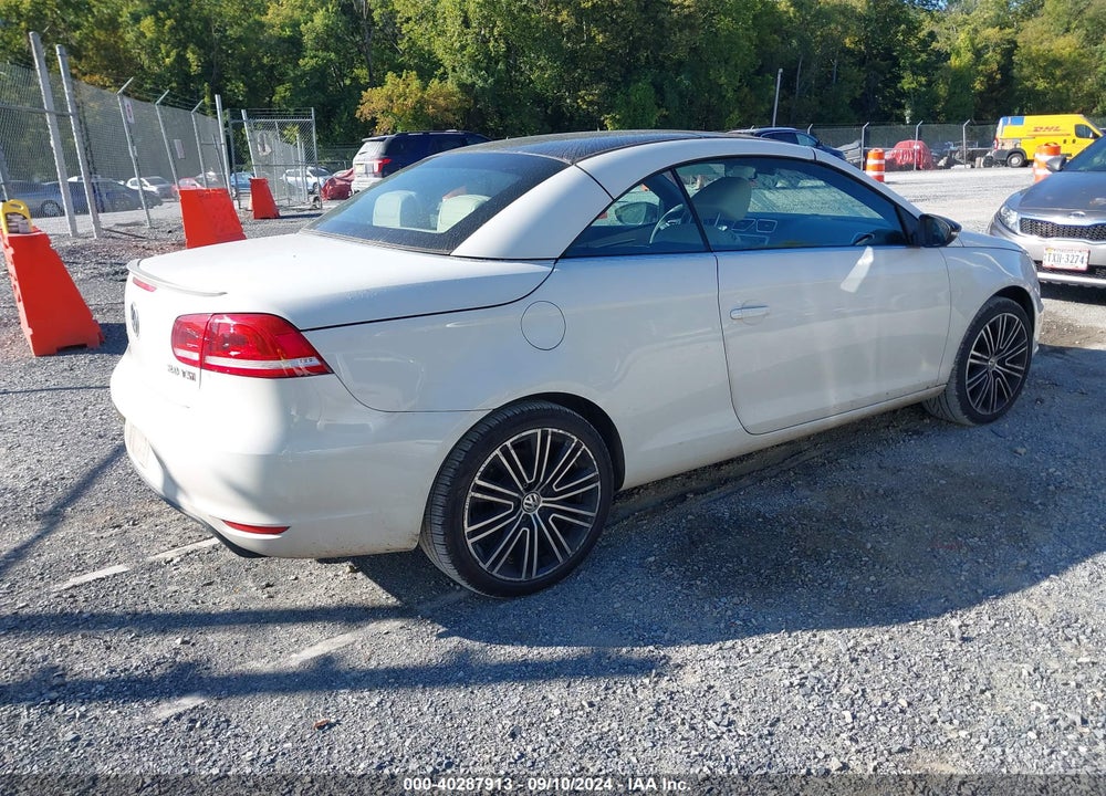 2014 VOLKSWAGEN EOS SPORT VIN: WVWBW8AH9EV002236