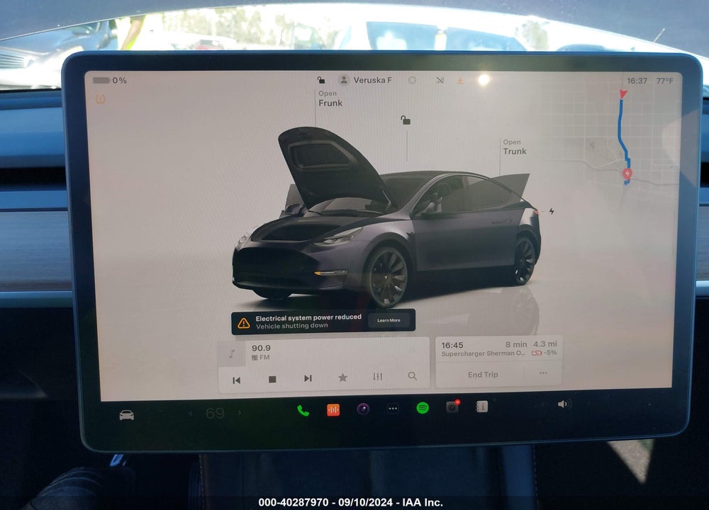 2023 TESLA MODEL Y AWD/LONG RANGE DUAL MOTOR ALL-WHEEL DRIVE VIN: 7SAYGDEE8PF904509