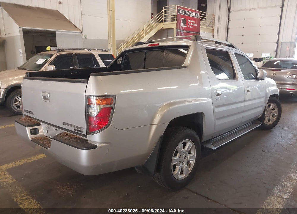 2006 HONDA RIDGELINE RTL VIN: 2HJYK165X6H538792
