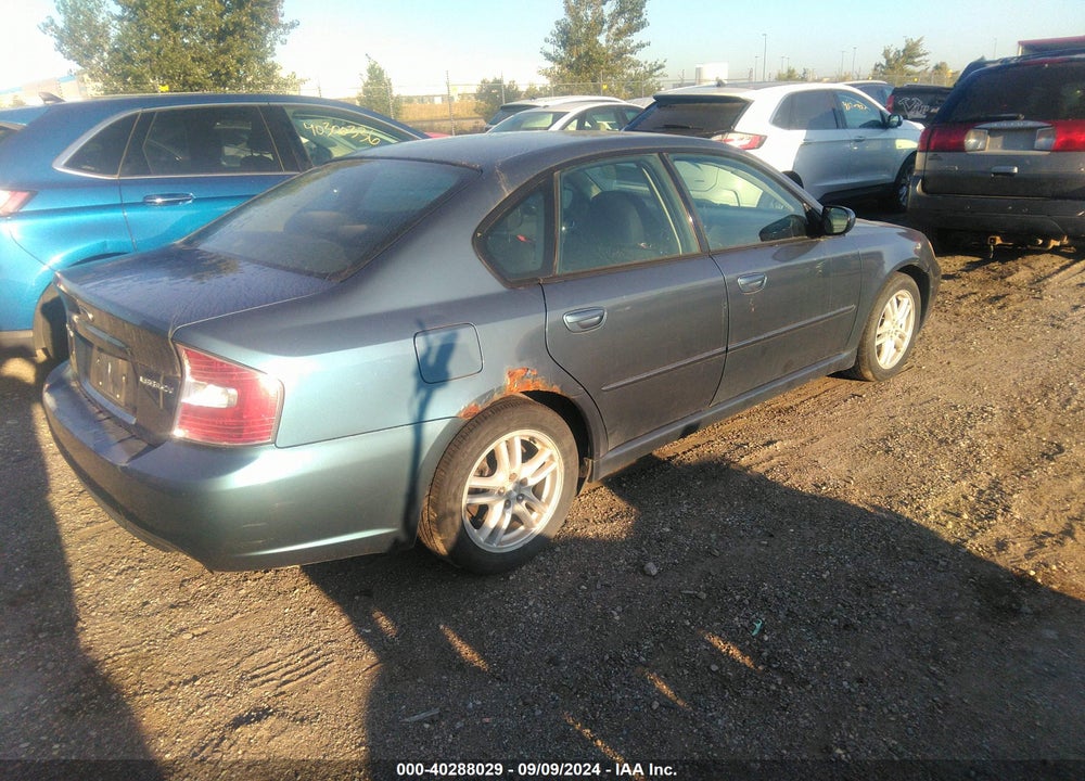2005 SUBARU LEGACY 2.5I VIN: 4S3BL616457216857