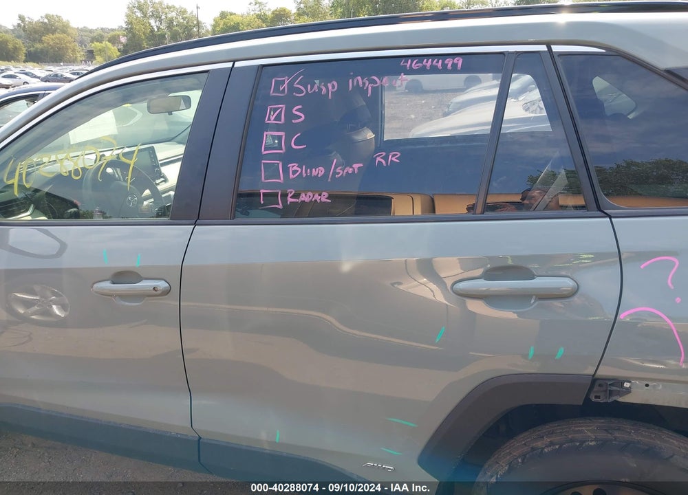 2019 TOYOTA RAV4 HYBRID XLE VIN: JTMRWRFV9KD036584