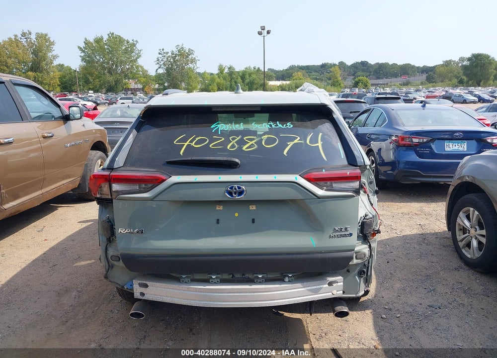 2019 TOYOTA RAV4 HYBRID XLE VIN: JTMRWRFV9KD036584