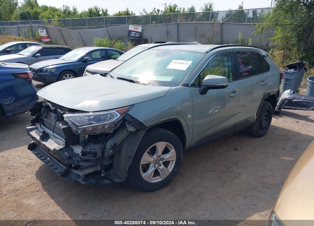 2019 TOYOTA RAV4 HYBRID XLE VIN: JTMRWRFV9KD036584