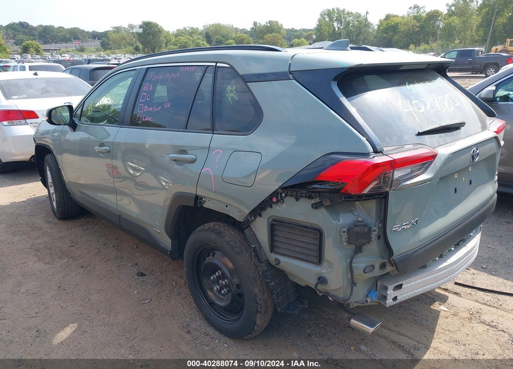 2019 TOYOTA RAV4 HYBRID XLE VIN: JTMRWRFV9KD036584