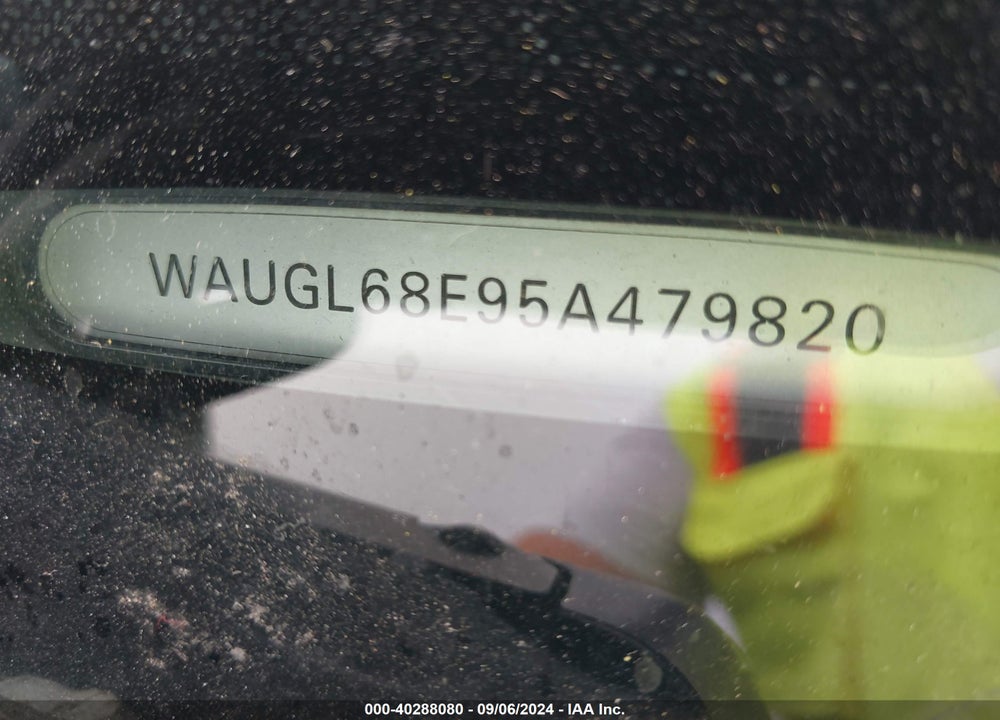 2005 AUDI S4 4.2 VIN: WAUGL68E95A479820