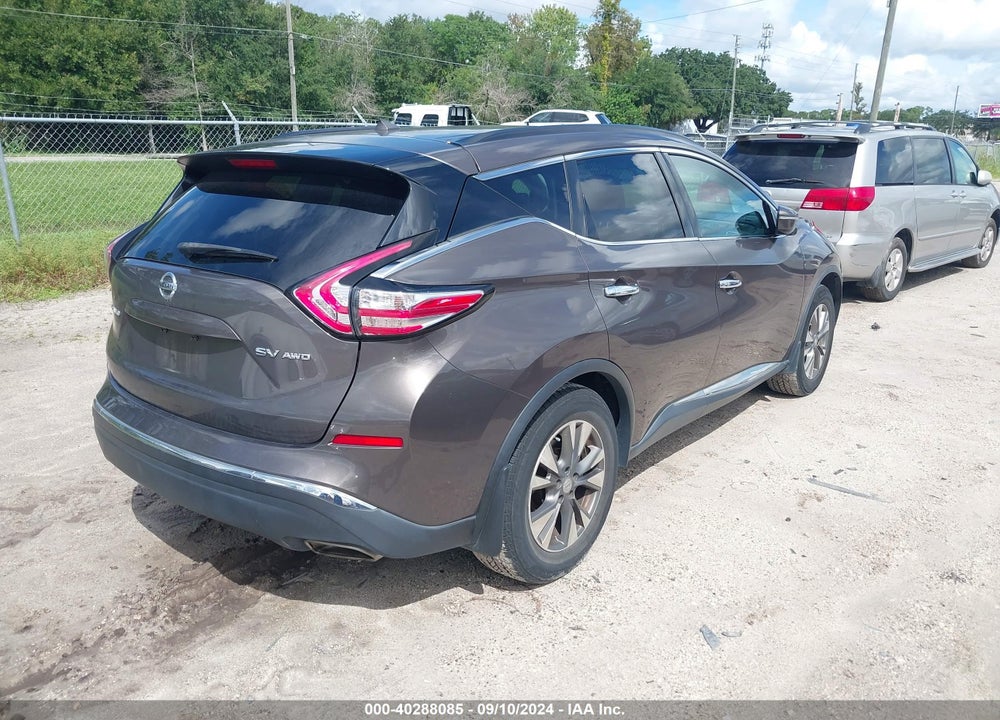 2015 NISSAN MURANO VIN: 5N1AZ2MH1FN216730