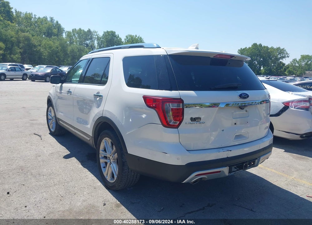 2017 FORD EXPLORER LIMITED VIN: 1FM5K8F85HGC19062