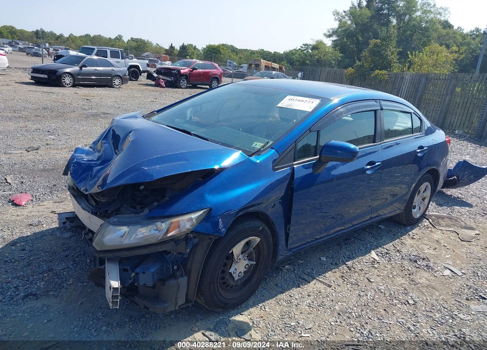 2014 HONDA CIVIC VIN: 2HGFB2F52EH553739
