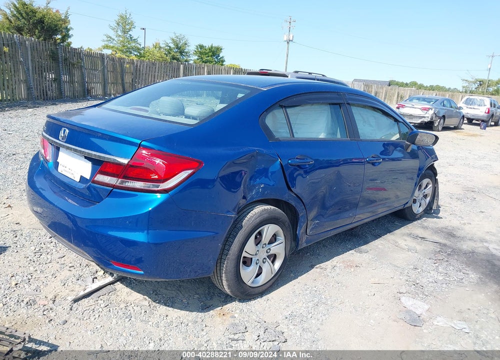 2014 HONDA CIVIC VIN: 2HGFB2F52EH553739