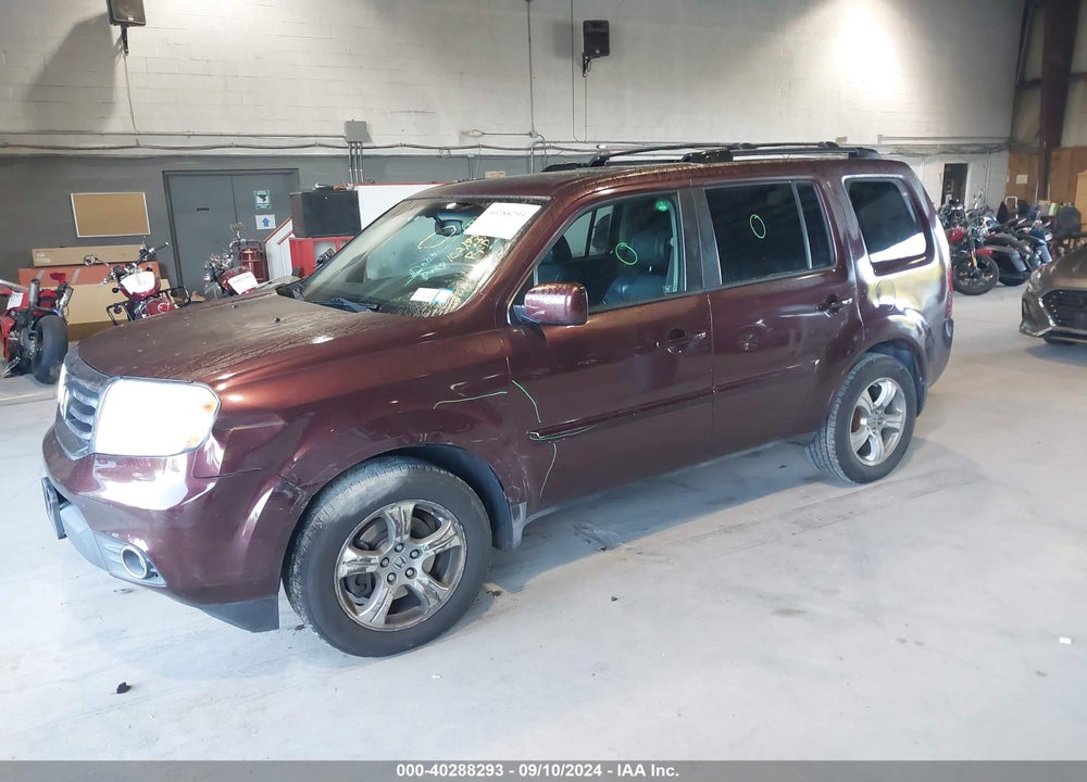 2012 HONDA PILOT EX-L VIN: 5FNYF4H79CB046913