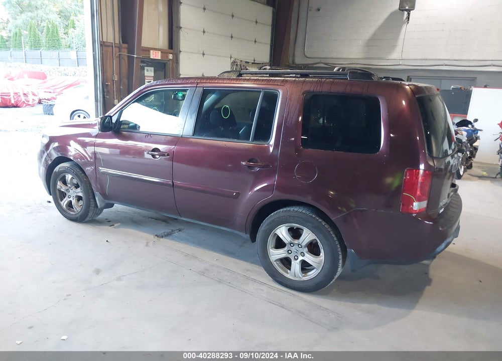 2012 HONDA PILOT EX-L VIN: 5FNYF4H79CB046913