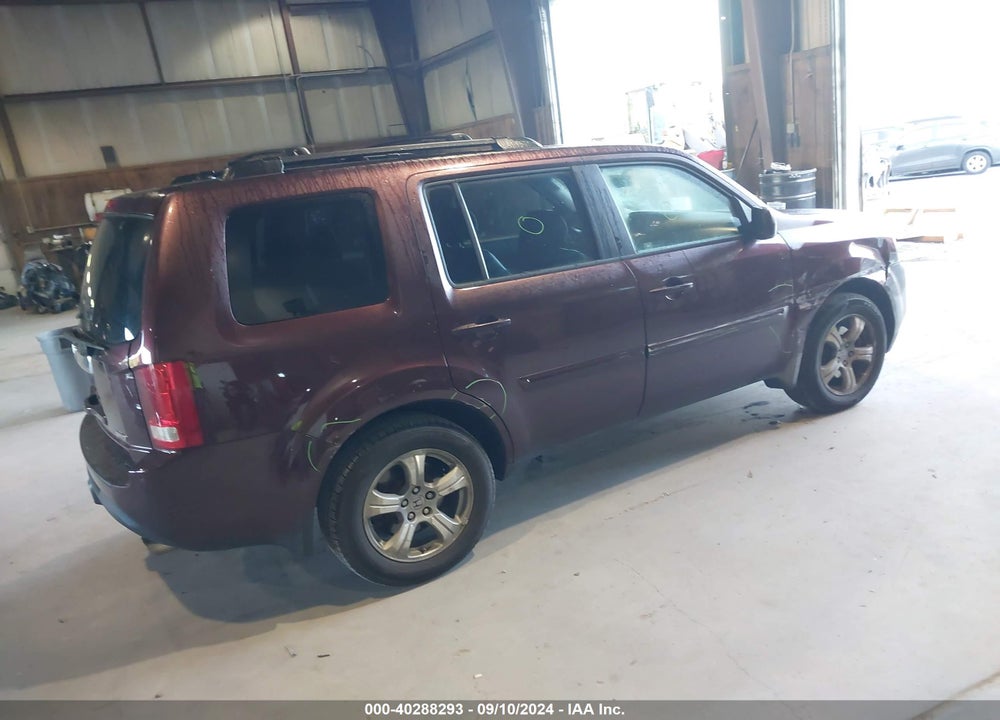 2012 HONDA PILOT EX-L VIN: 5FNYF4H79CB046913