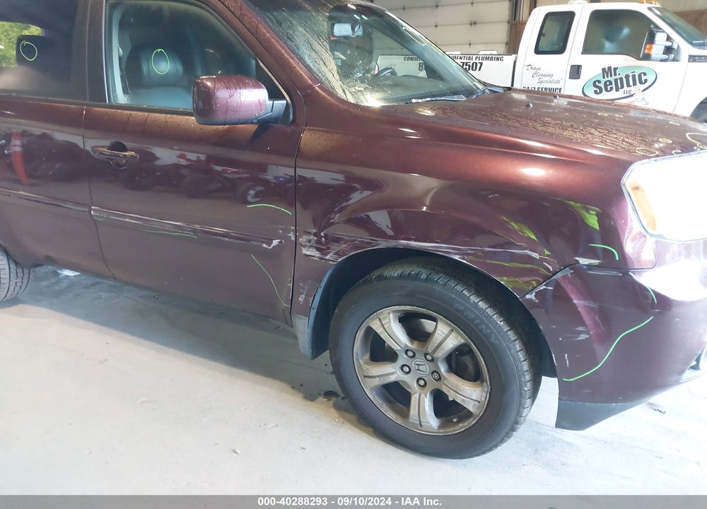 2012 HONDA PILOT EX-L VIN: 5FNYF4H79CB046913