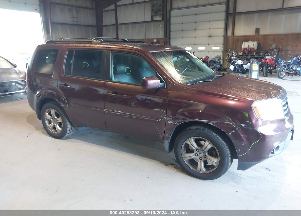 2012 HONDA PILOT EX-L VIN: 5FNYF4H79CB046913