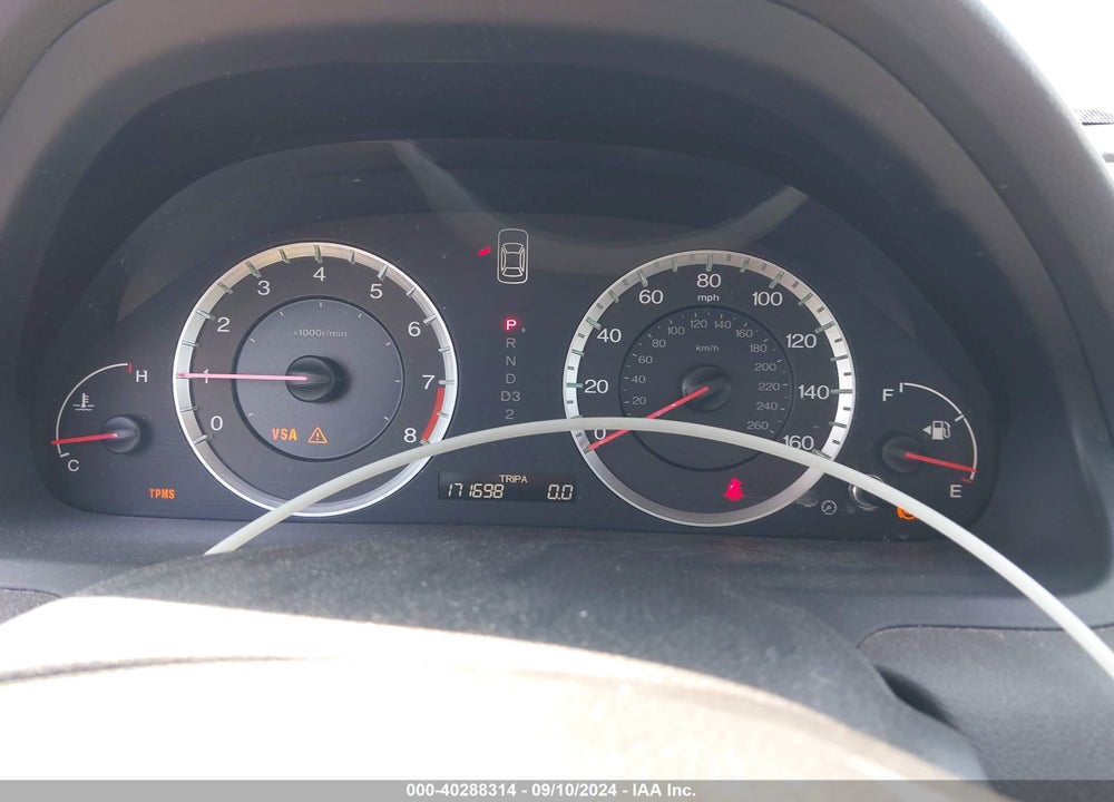 2009 HONDA ACCORD 2.4 EX VIN: 1HGCP26779A162757