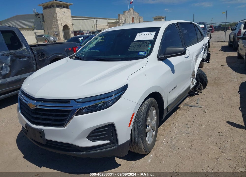 2022 CHEVROLET EQUINOX FWD LS VIN: 3GNAXHEV3NS101933