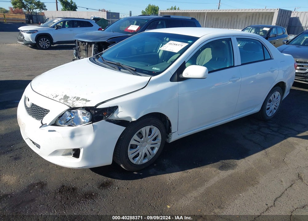 2010 TOYOTA COROLLA LE VIN: 1NXBU4EE8AZ296268