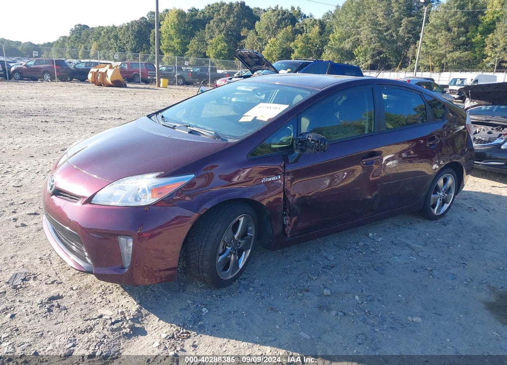 2013 TOYOTA PRIUS THREE SE VIN: JTDKN3DU5D5585790