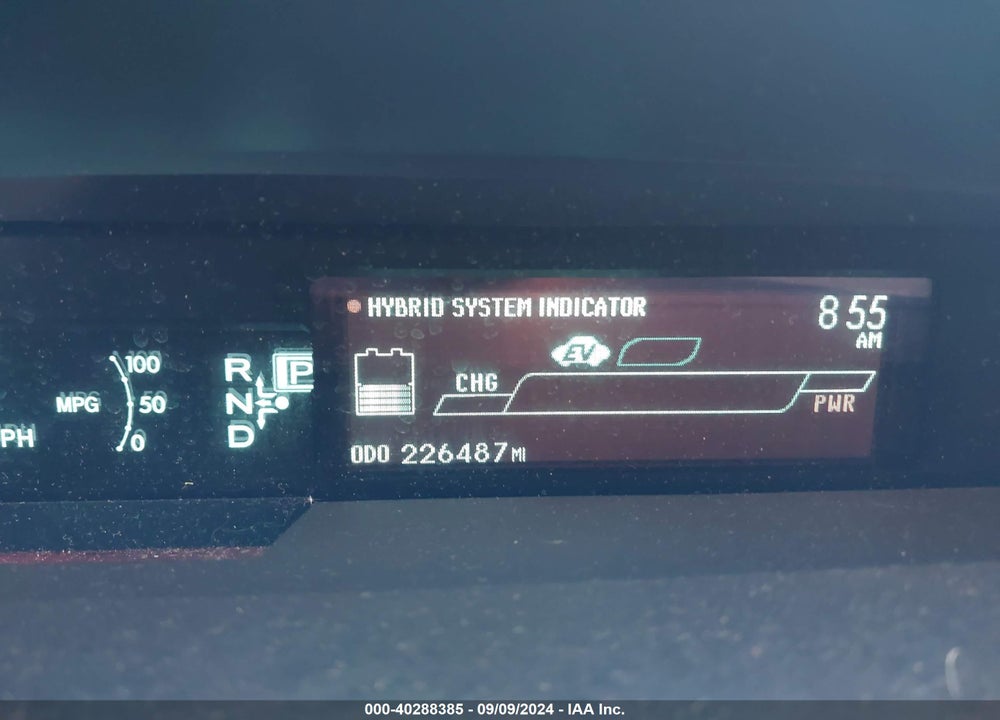 2013 TOYOTA PRIUS THREE SE VIN: JTDKN3DU5D5585790
