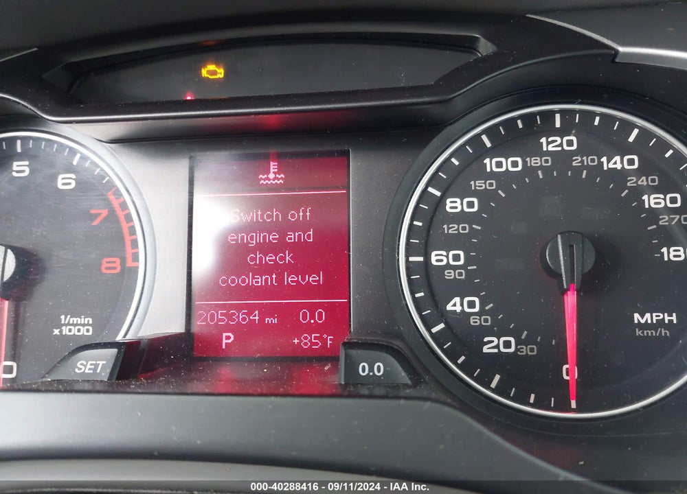 2011 AUDI A4 2.0T PREMIUM VIN: WAUBFAFL6BN038205
