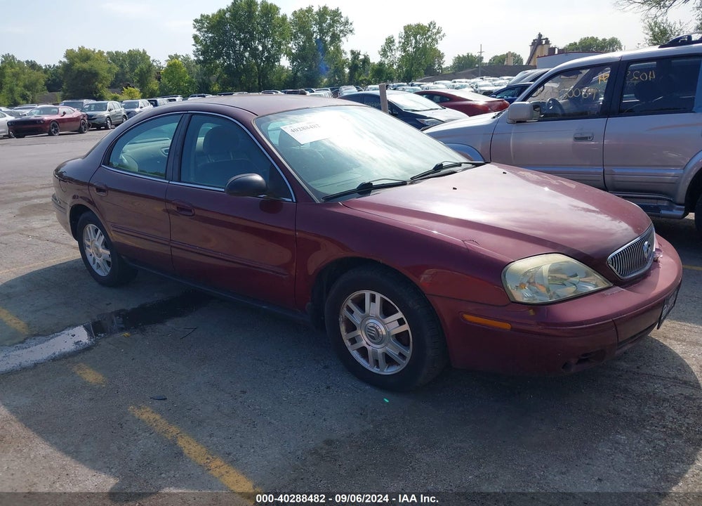 2005 MERCURY SABLE GS VIN: 1MEFM50U05A619261