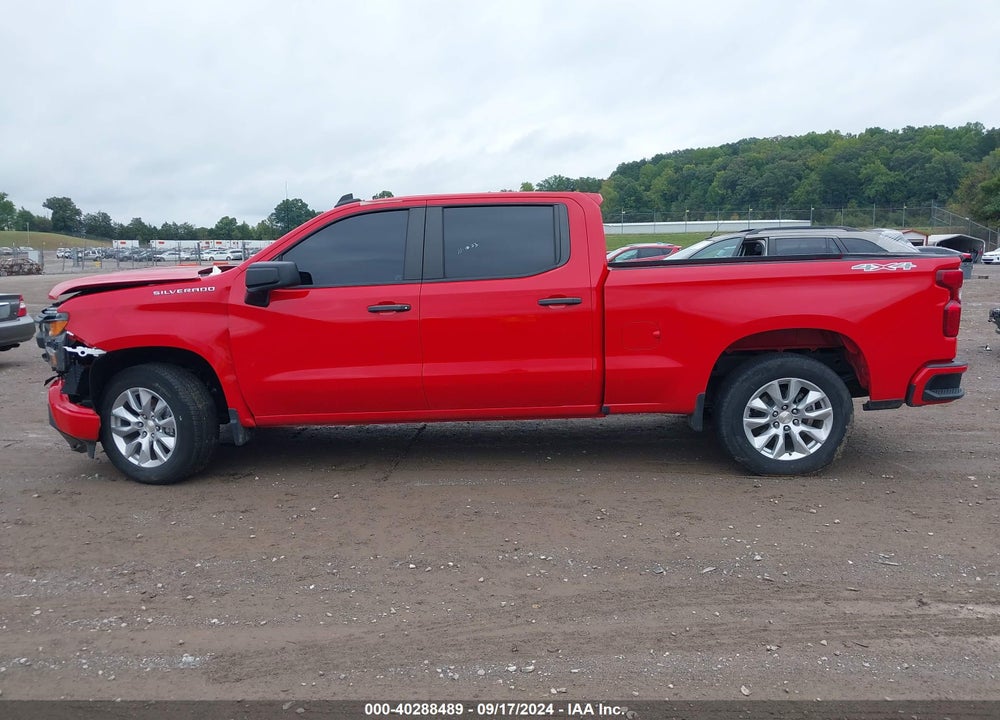 2023 CHEVROLET SILVERADO 1500 4WD STANDARD BED CUSTOM VIN: 3GCPDBEK9PG169772