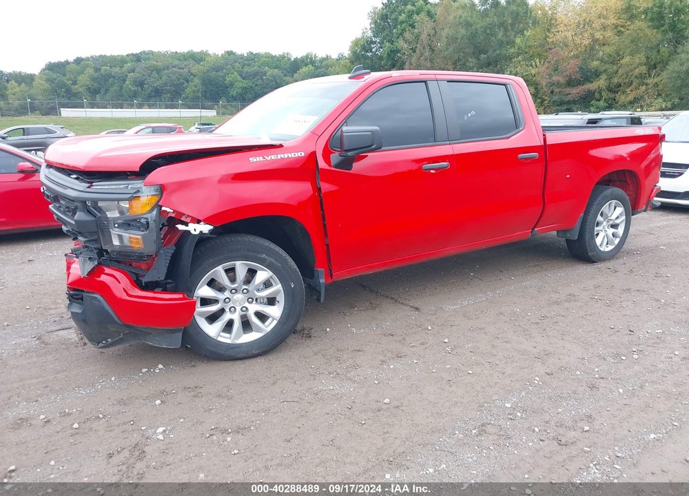 2023 CHEVROLET SILVERADO 1500 4WD STANDARD BED CUSTOM VIN: 3GCPDBEK9PG169772