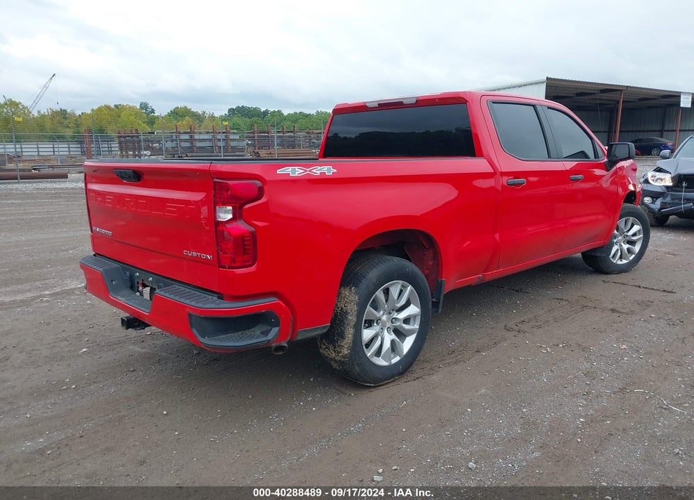2023 CHEVROLET SILVERADO 1500 4WD STANDARD BED CUSTOM VIN: 3GCPDBEK9PG169772
