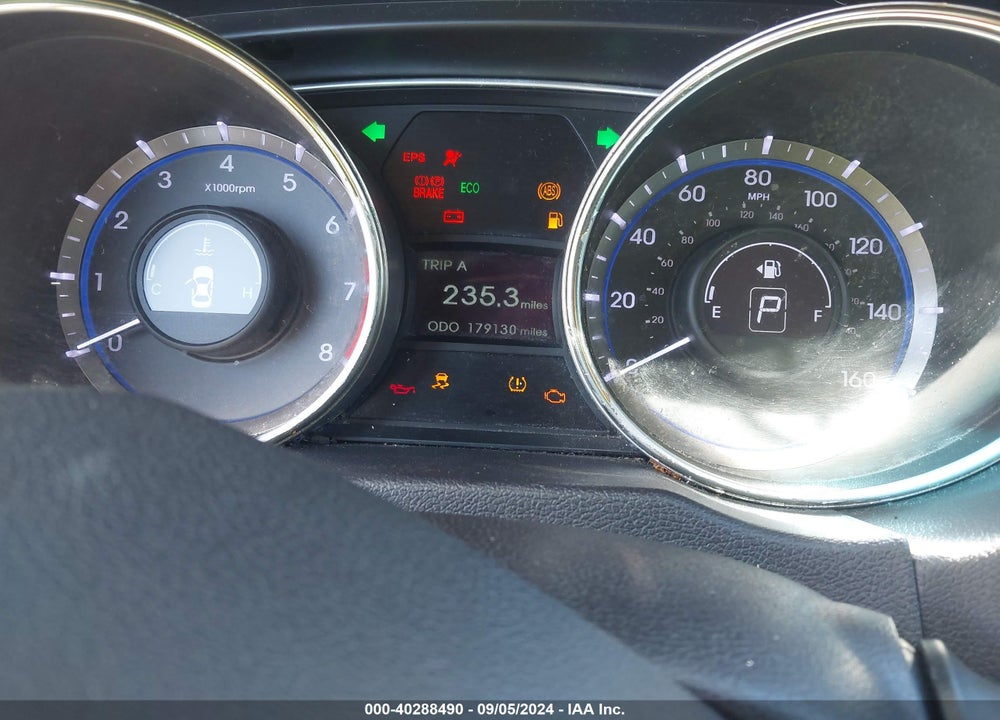 2011 HYUNDAI SONATA GLS VIN: 5NPEB4AC3BH165630