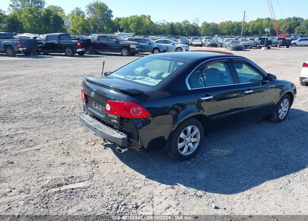 2008 KIA OPTIMA EX V6 VIN: KNAGE124885241175