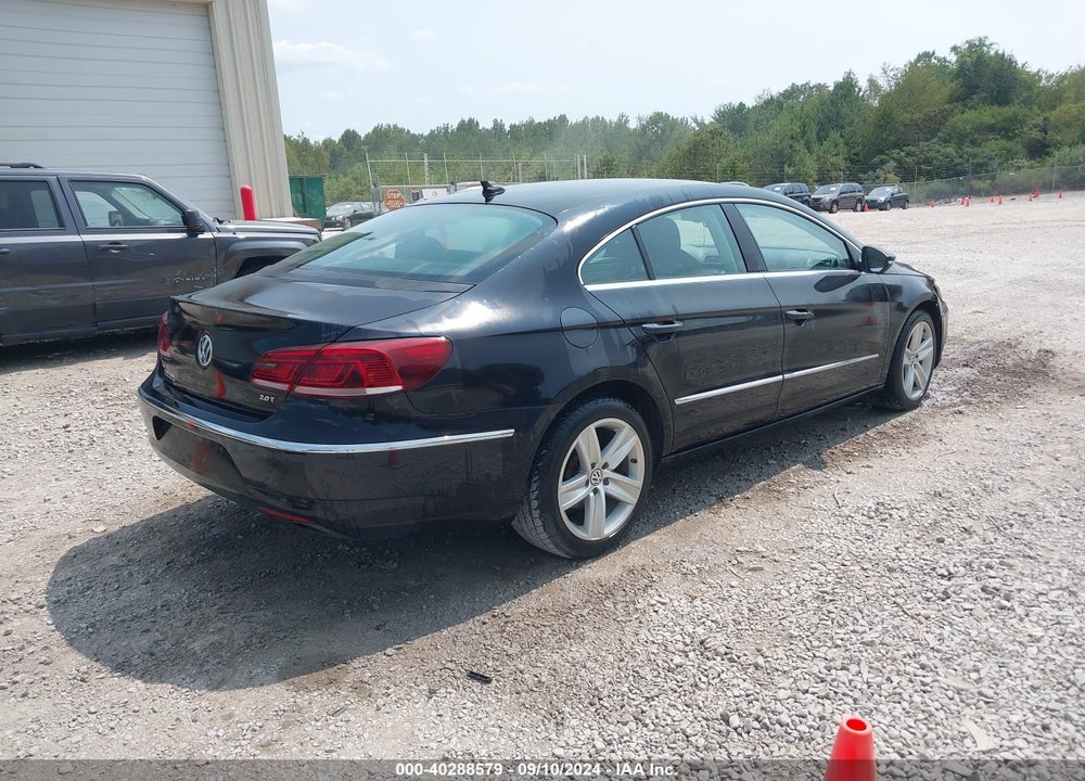 2013 VOLKSWAGEN CC 2.0T SPORT VIN: WVWBP7AN4DE555467