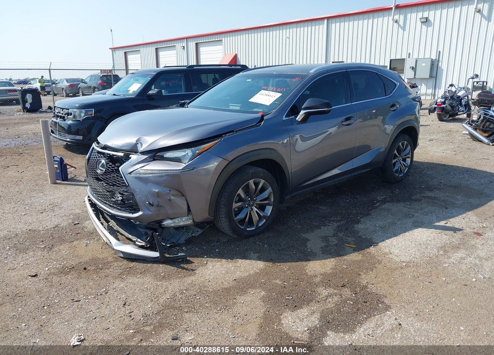 2016 LEXUS NX 200T F SPORT VIN: JTJBARBZ3G2075602