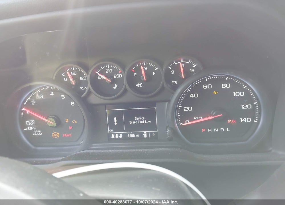2024 CHEVROLET SILVERADO 1500 2WD SHORT BED CUSTOM VIN: 1GCPABEK0RZ183877