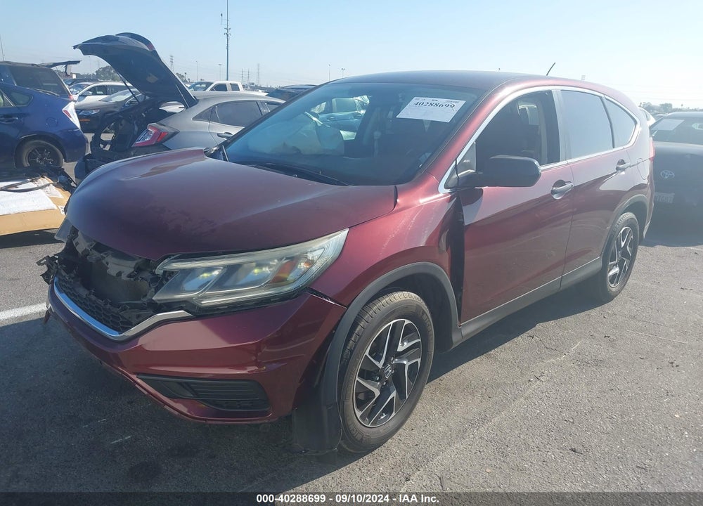 2016 HONDA CR-V SE VIN: 2HKRM3H42GH556330
