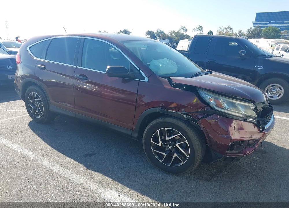 2016 HONDA CR-V SE VIN: 2HKRM3H42GH556330