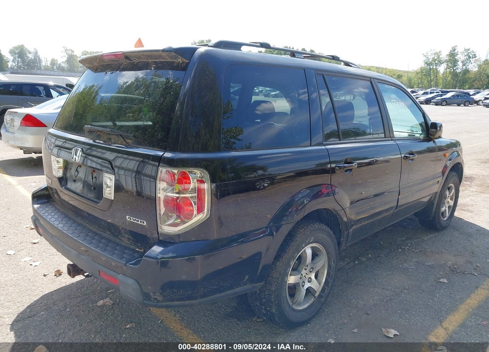 2008 HONDA PILOT EX-L VIN: 5FNYF18548B046449
