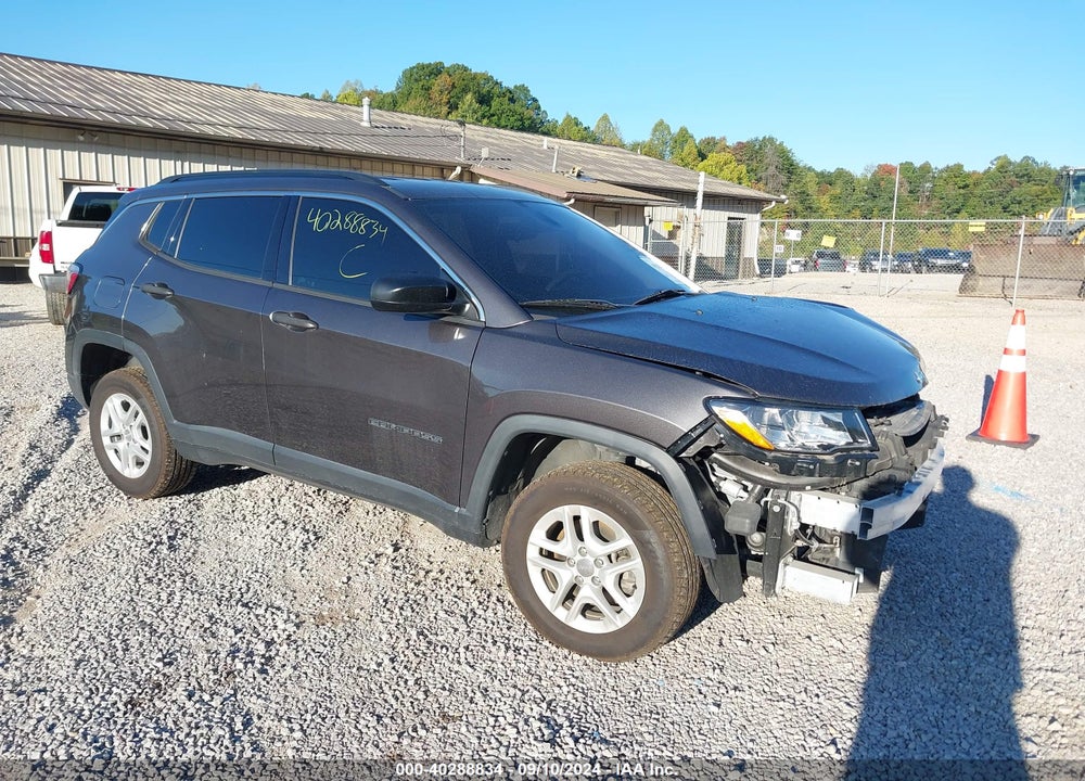 2019 JEEP COMPASS SPORT 4X4 VIN: 3C4NJDAB0KT628477