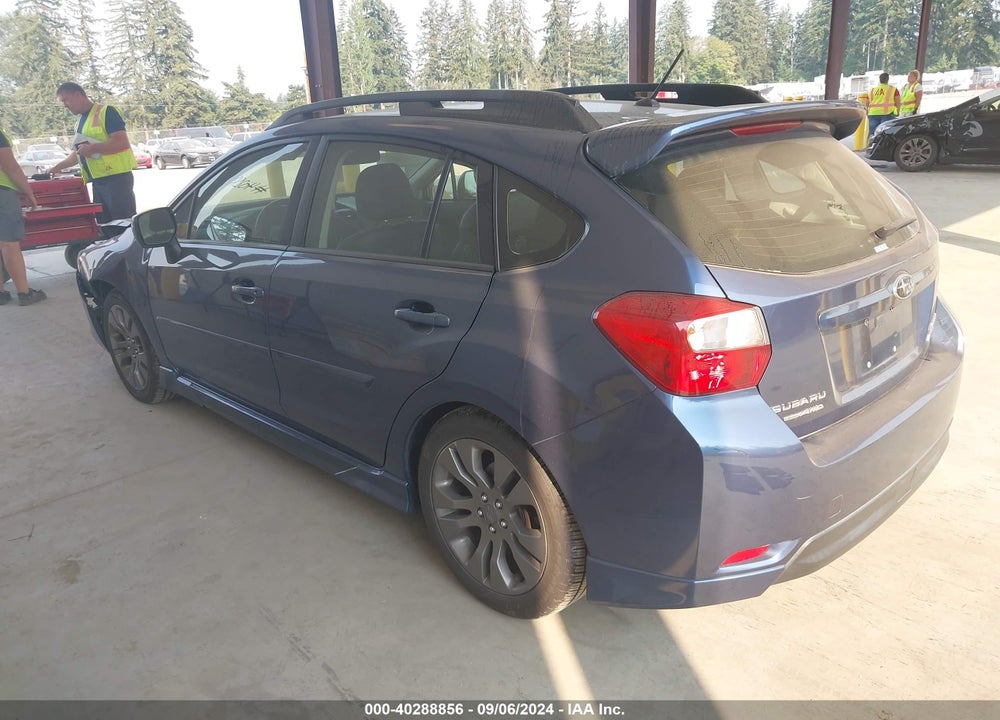 2013 SUBARU IMPREZA 2.0I SPORT LIMITED VIN: JF1GPAR61D2889396