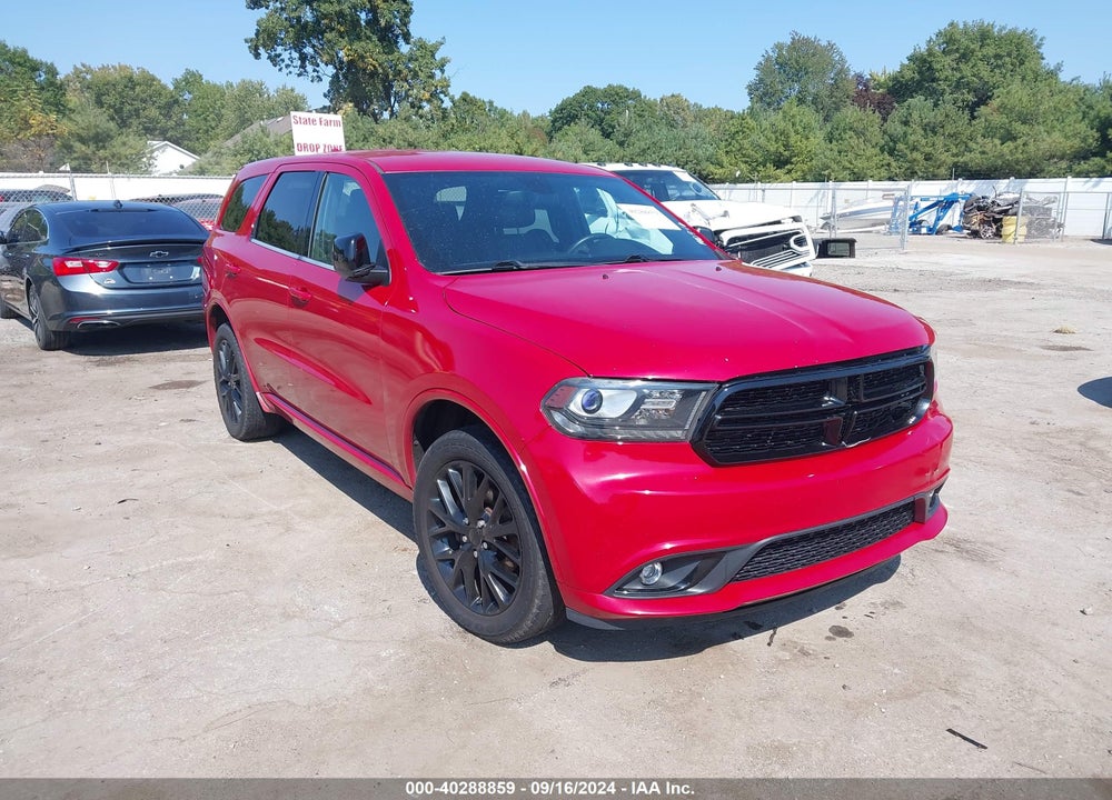 2015 DODGE DURANGO SXT VIN: 1C4RDJAG3FC880812