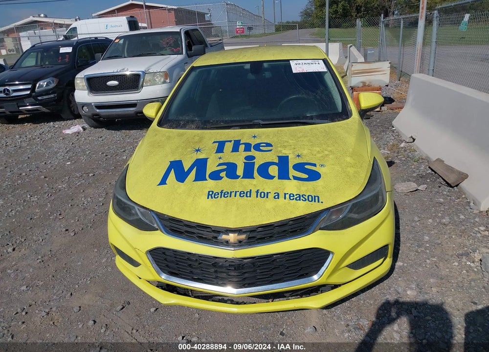 2016 CHEVROLET CRUZE LT AUTO VIN: 1G1BE5SM8G7318076
