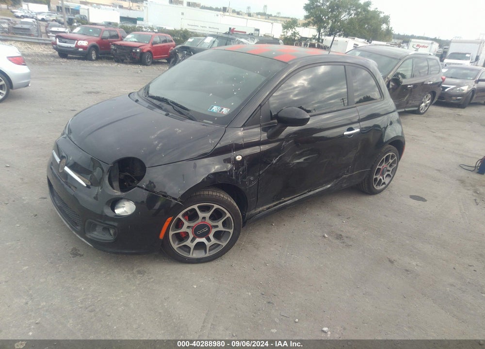 2013 FIAT 500 SPORT VIN: 3C3CFFBR4DT674398