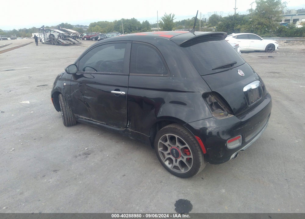 2013 FIAT 500 SPORT VIN: 3C3CFFBR4DT674398